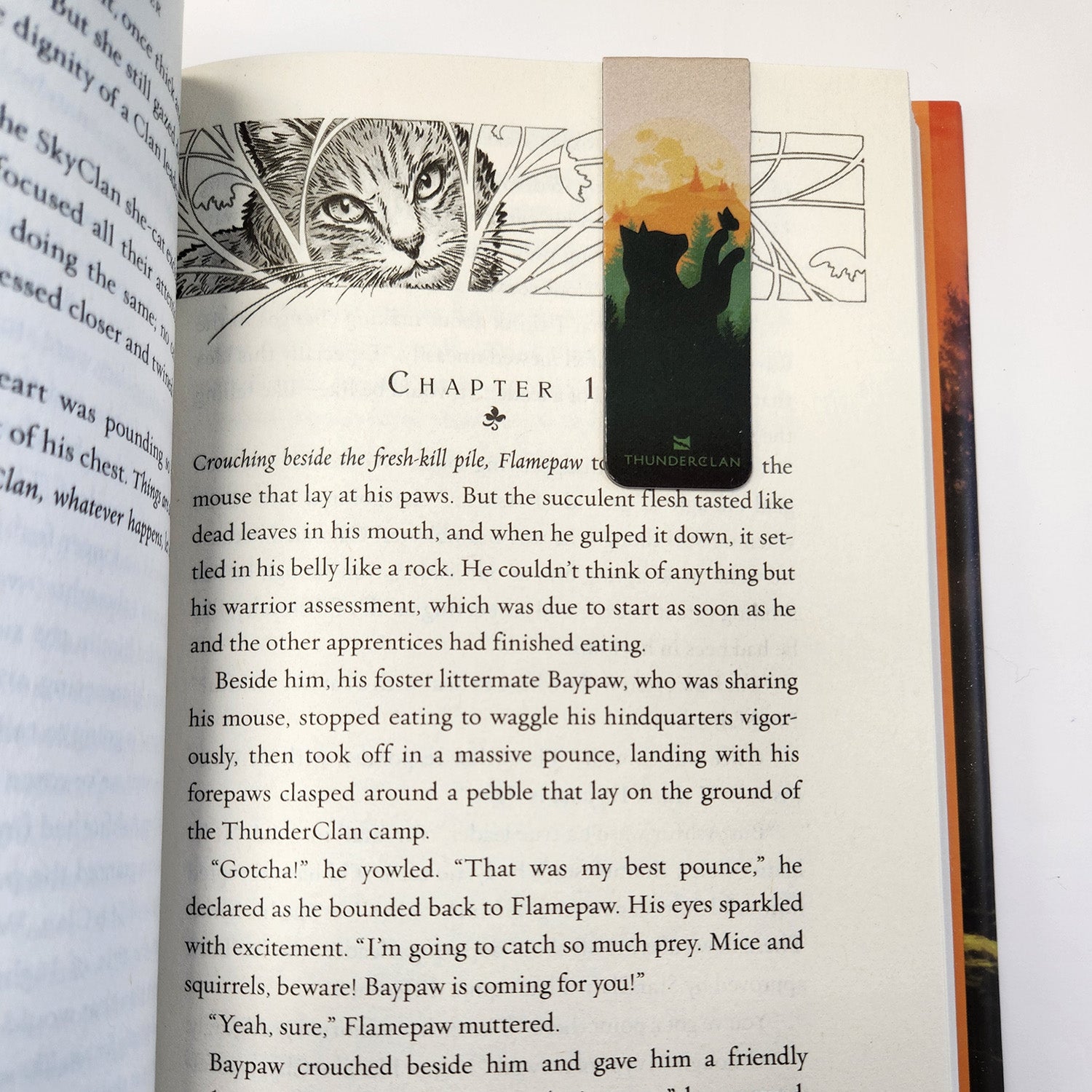 ThunderClan Epic Poster Magnetic Bookmark Warriors Cats Store - USA