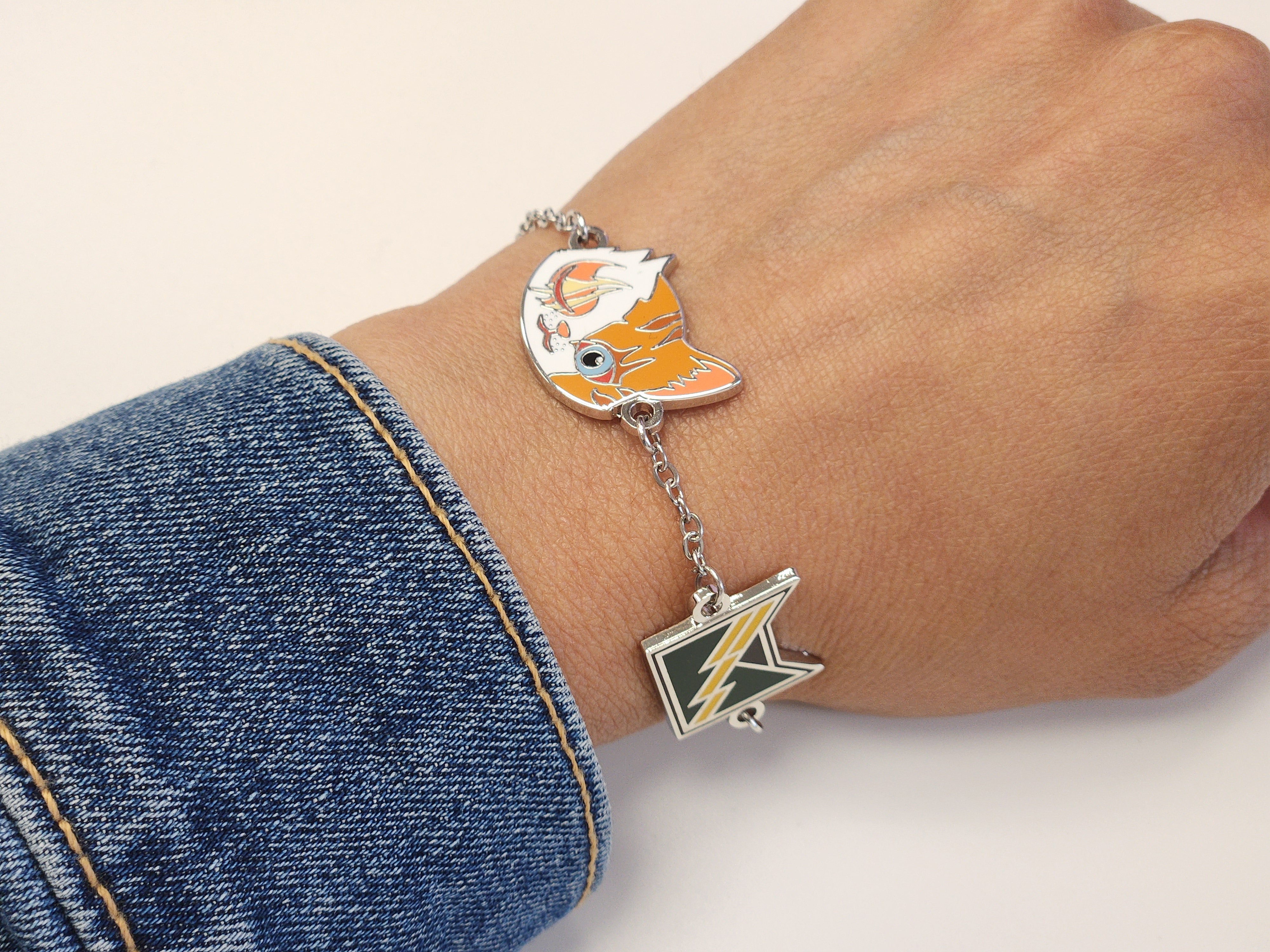 Warrior Cats Bracelet Set - Cloudtail & Brightheart