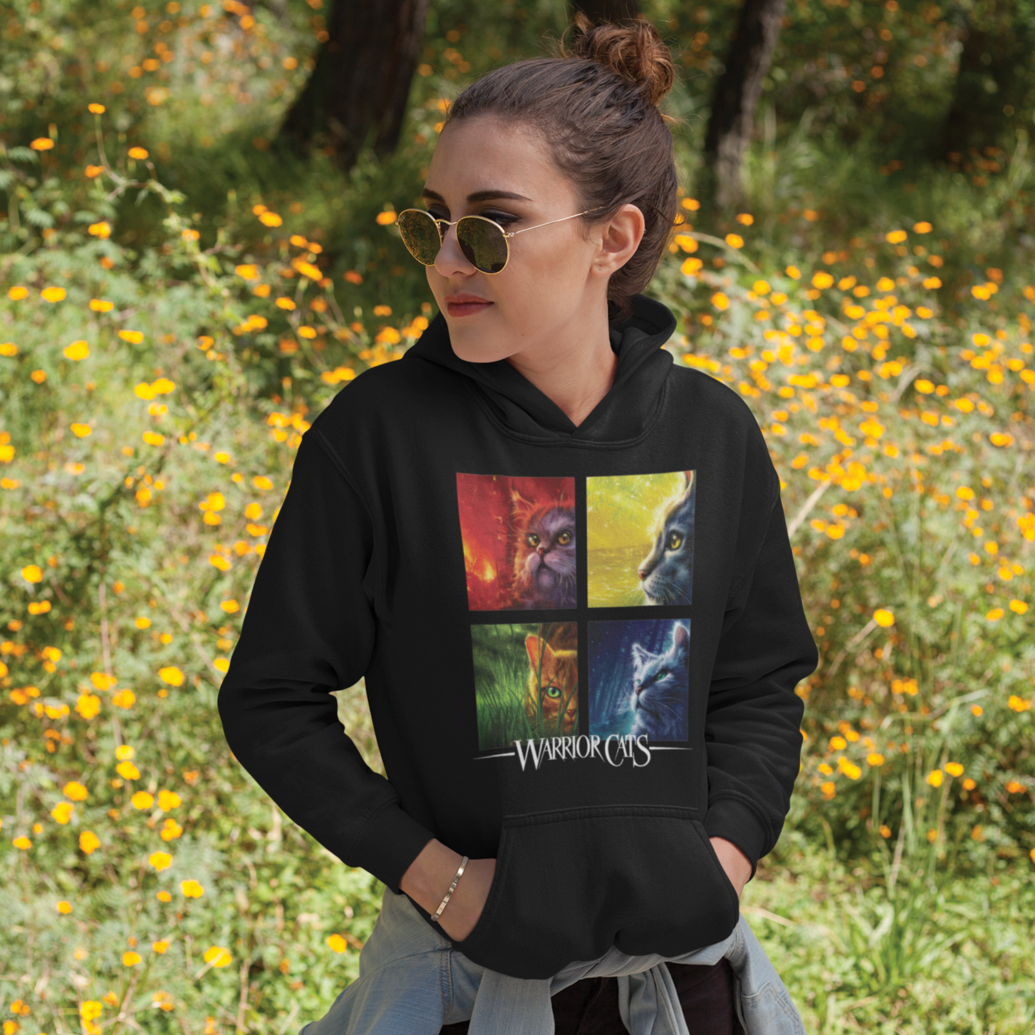 Warriorcats Bookcover Hoodie Warriors Cats Store - USA