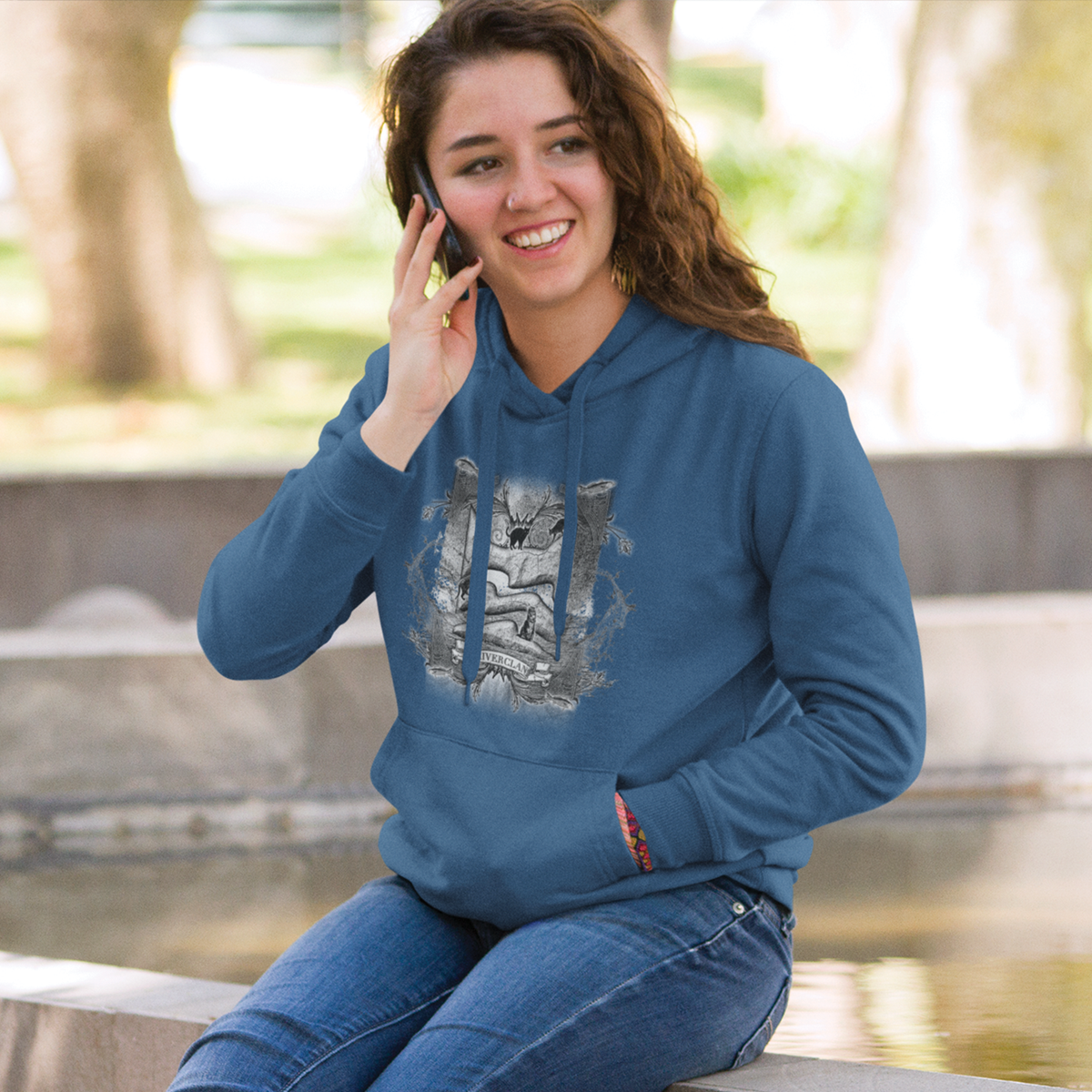 Warriorcats Etched Riverclan Hoodie
