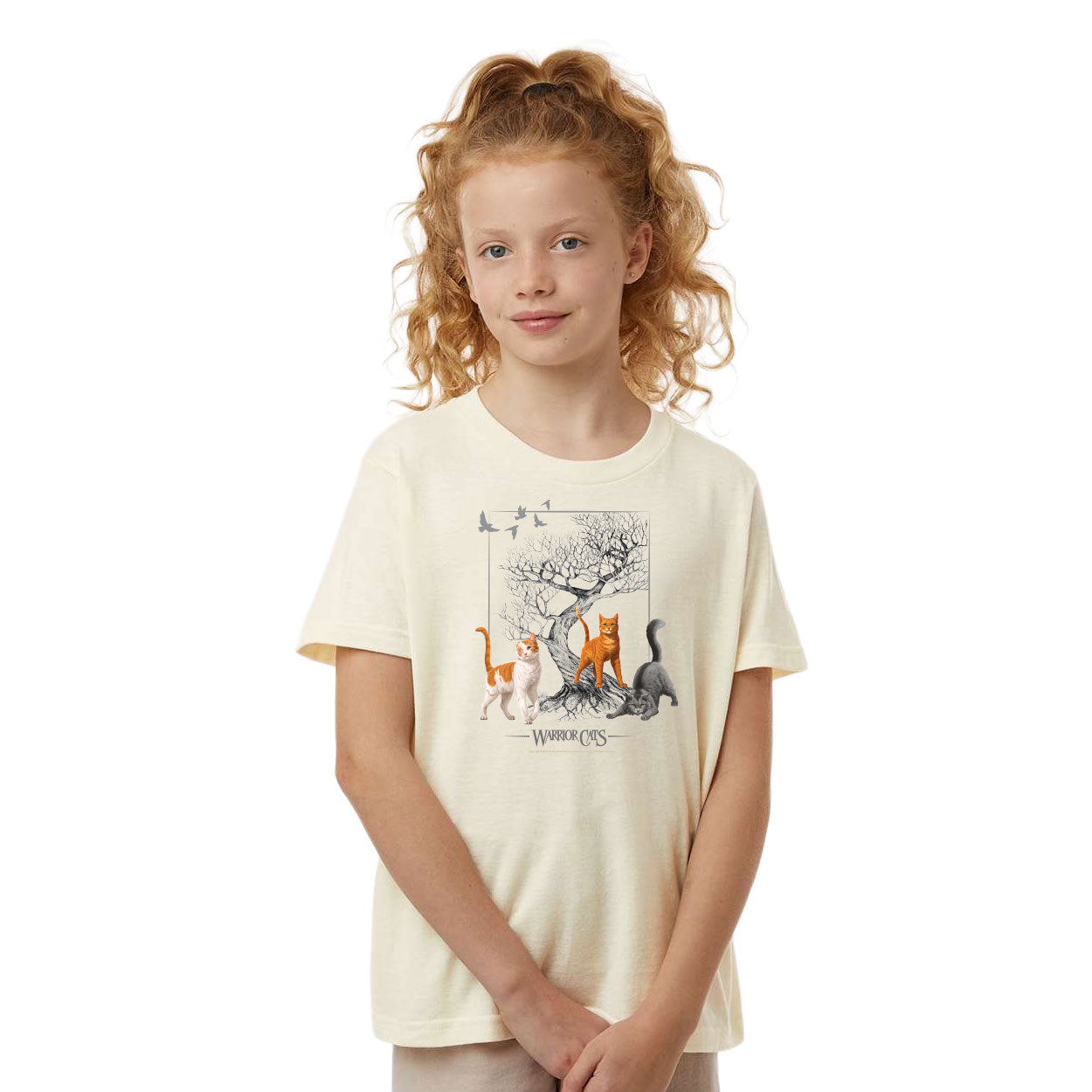 Warrior Cats Tree Youth T-shirt (Firestar, Brightheart & Graystripe)