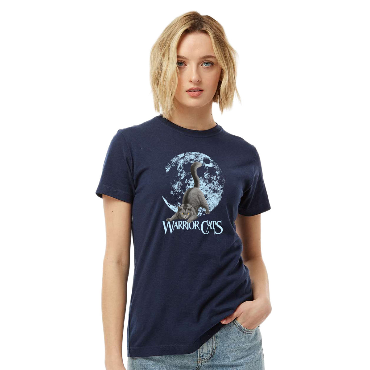 WARRIOR CATS GRAYSTRIPE MOON WOMEN'S T-SHIRT