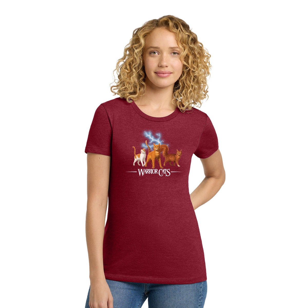 WARRIOR CATS LIGHTENING - FIRESTAR / BRIGHTHEART / SQUIRRELFLIGHT WOMEN'S TEE