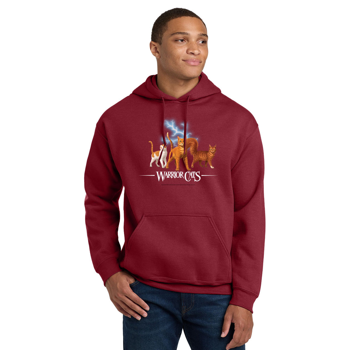 Warrior Cats Lightening Unisex Hoodie (Firestar, Brightheart & Squirrelflight)