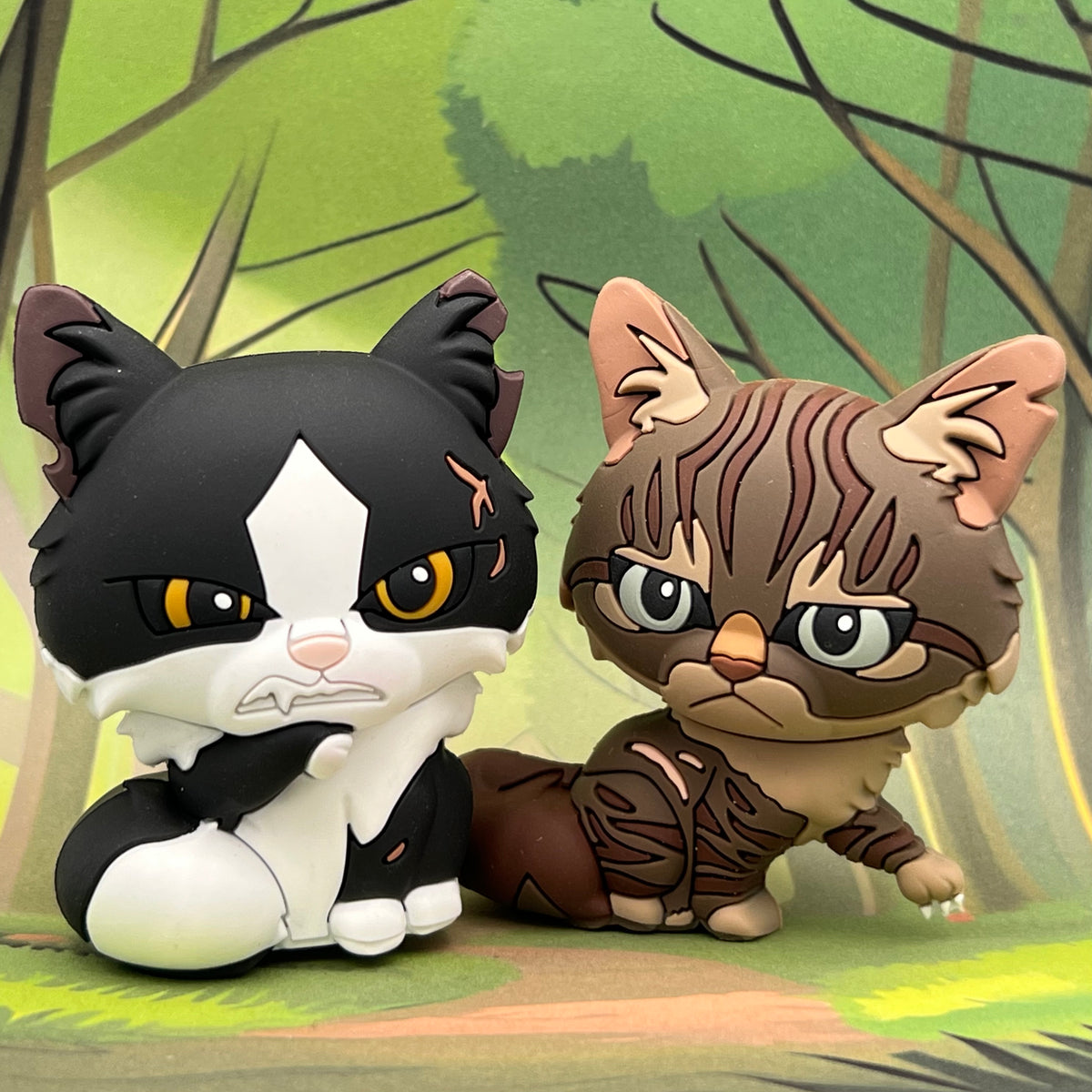 Berryheart &amp; Splashtail - Mini Collector Figures (Series 7) Warriors Cats Store - USA