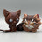 Briarlight & Purdy - Mini Collector Figures (Series 7) Warriors Cats Store - USA
