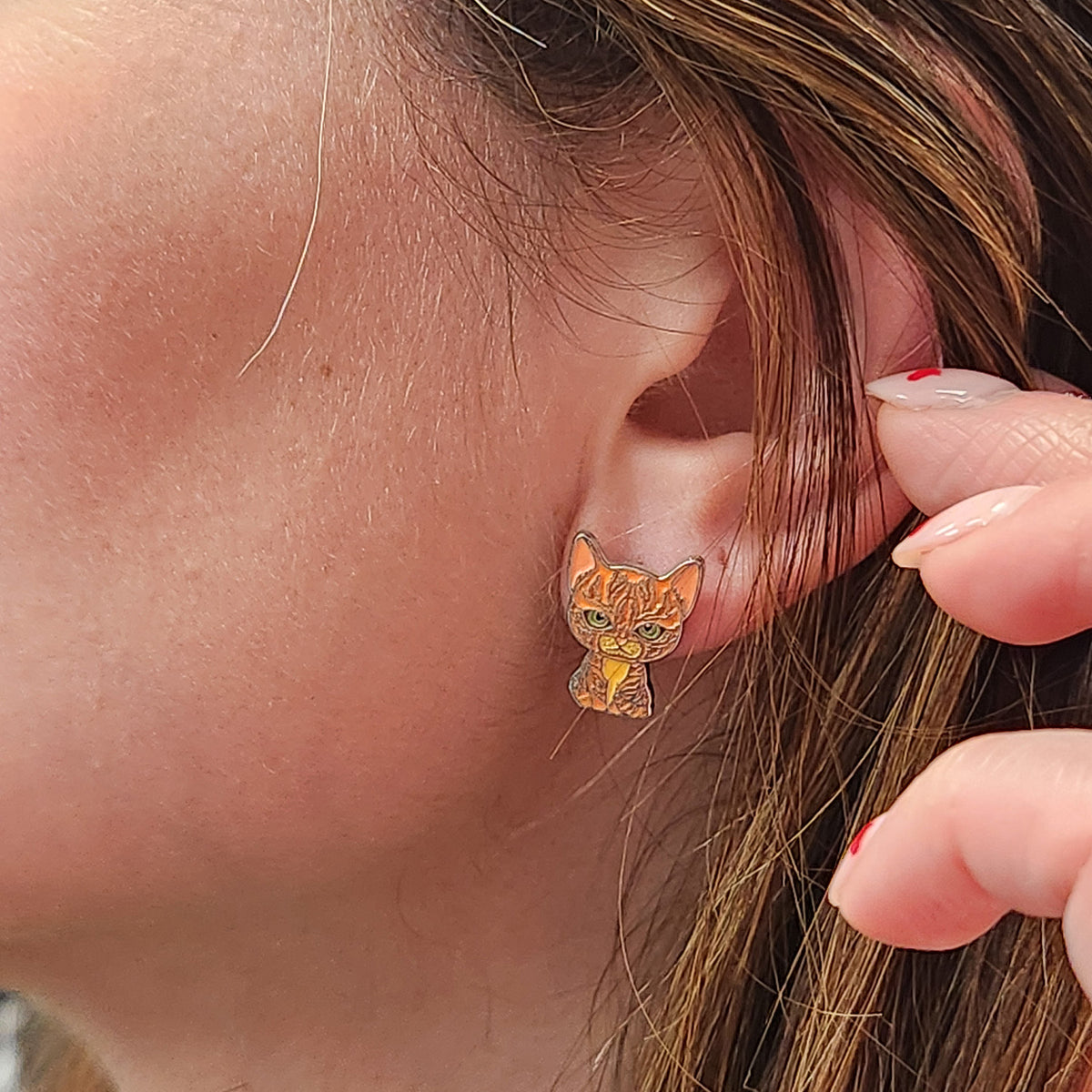 Firestar Earrings Warrior Cats Store
