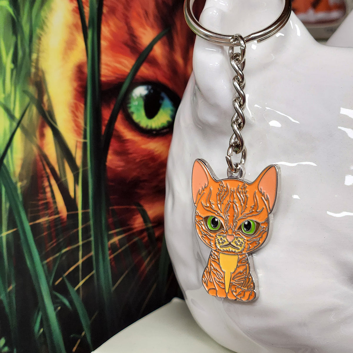 Firestar Keychain Warrior Cats Store