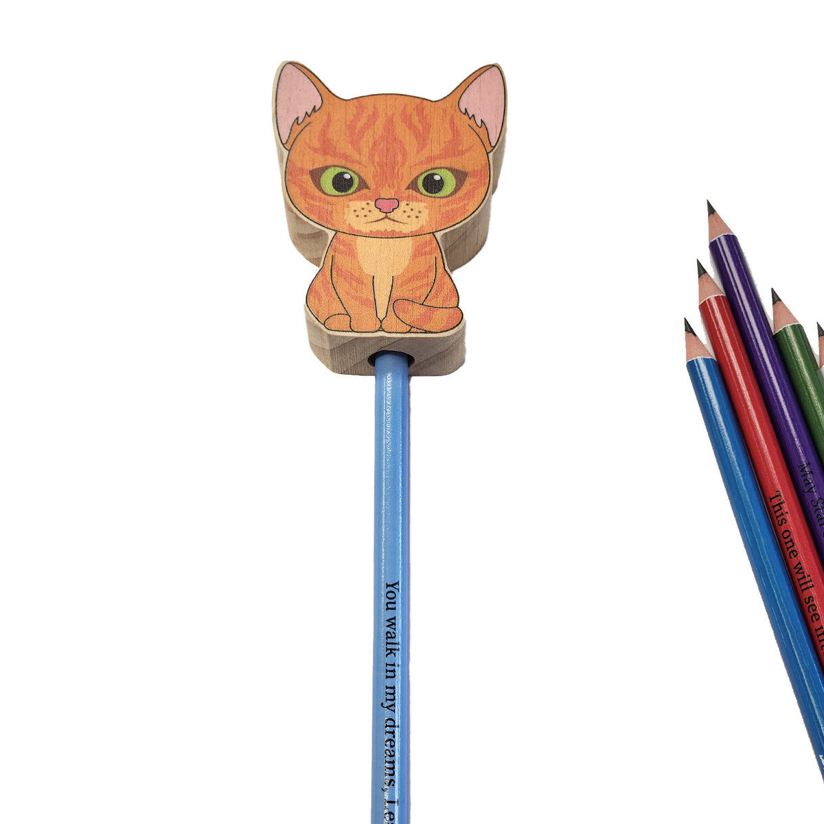 Firestar Wooden Pencil Sharpener Warriors Cats Store - USA