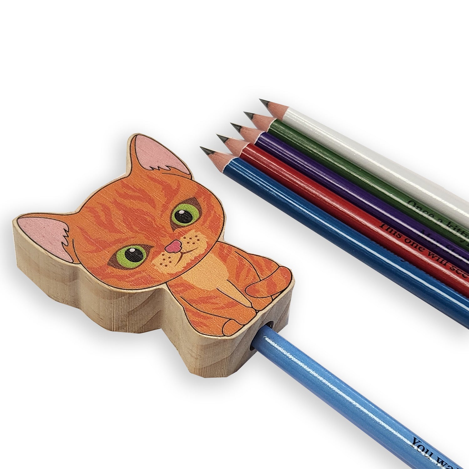 Firestar Wooden Pencil Sharpener Warriors Cats Store - USA