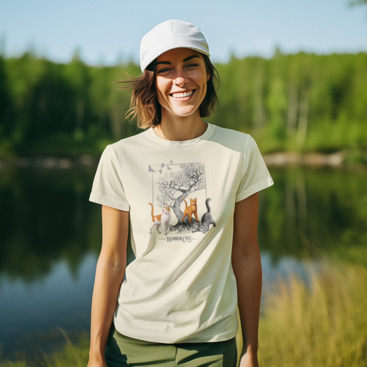 Warrior Cats Tree Women's T-shirt (Firestar, Brightheart & Graystripe)