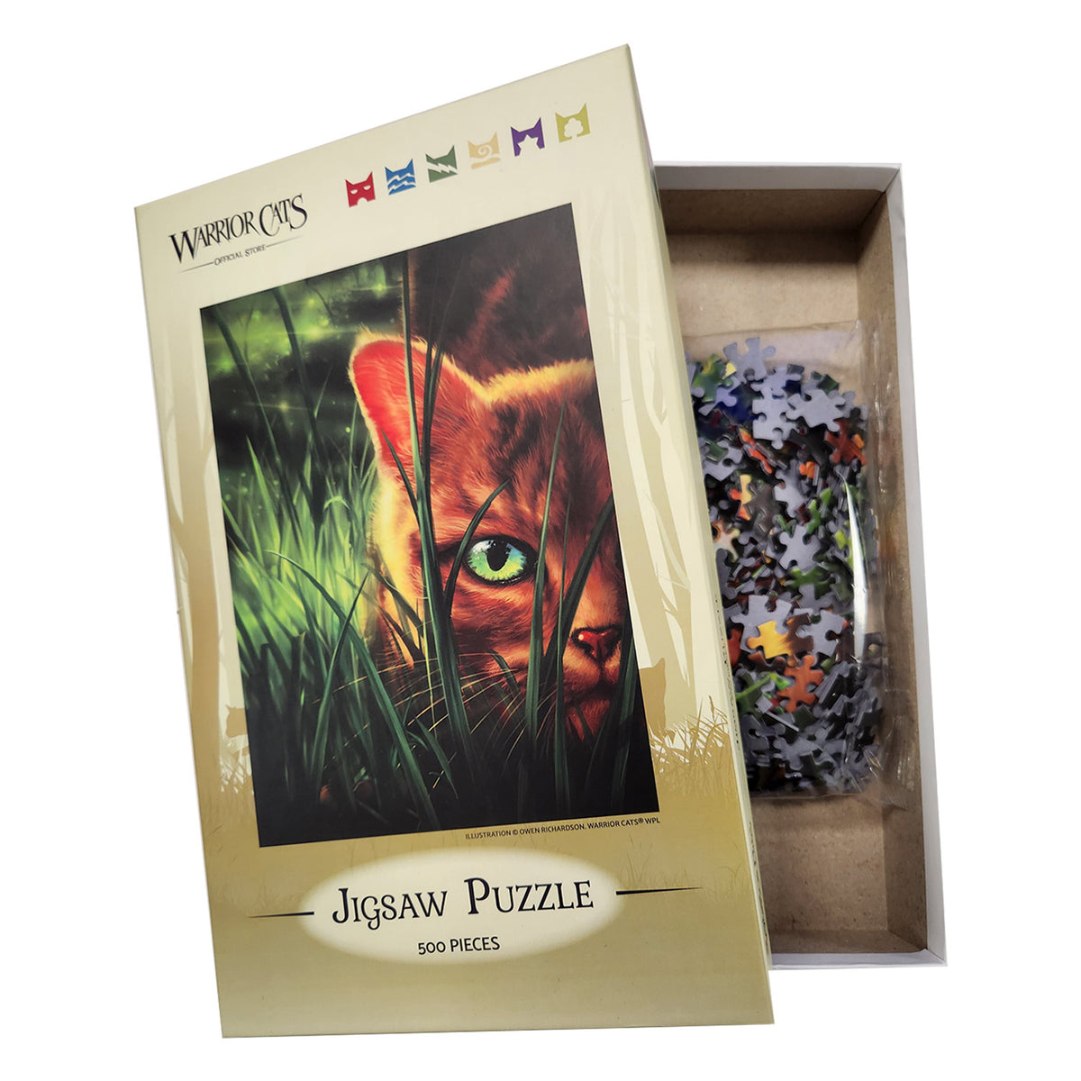 Into The Wild 500 Piece Puzzle Warriors Cats Store - USA