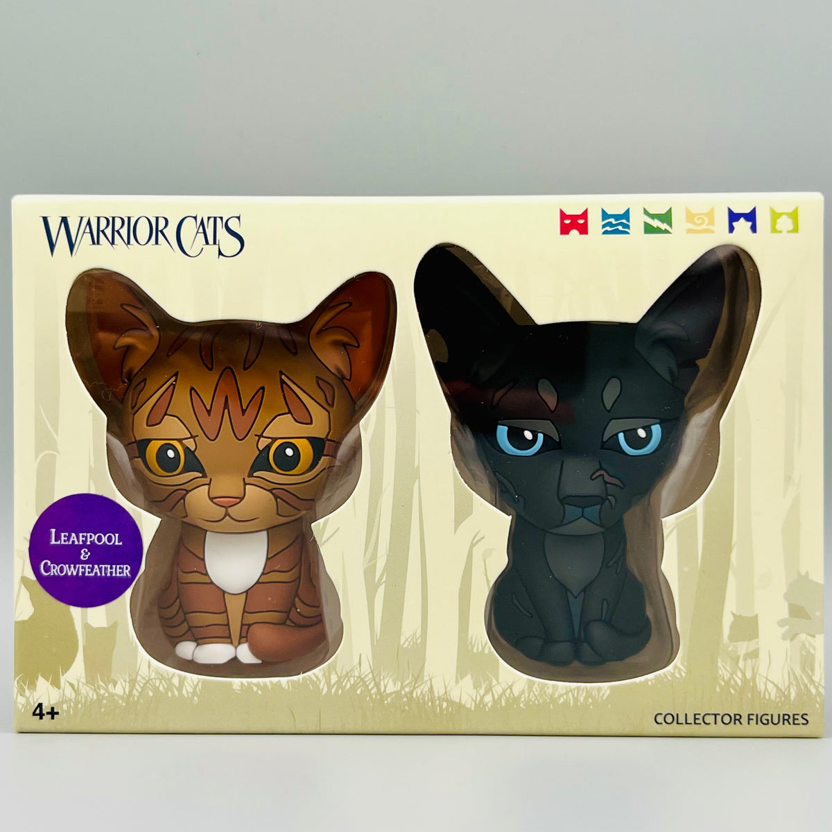 Leafpool &amp; Crowfeather - Mini Collector Figures (Series 5) Warriors Cats Store - USA