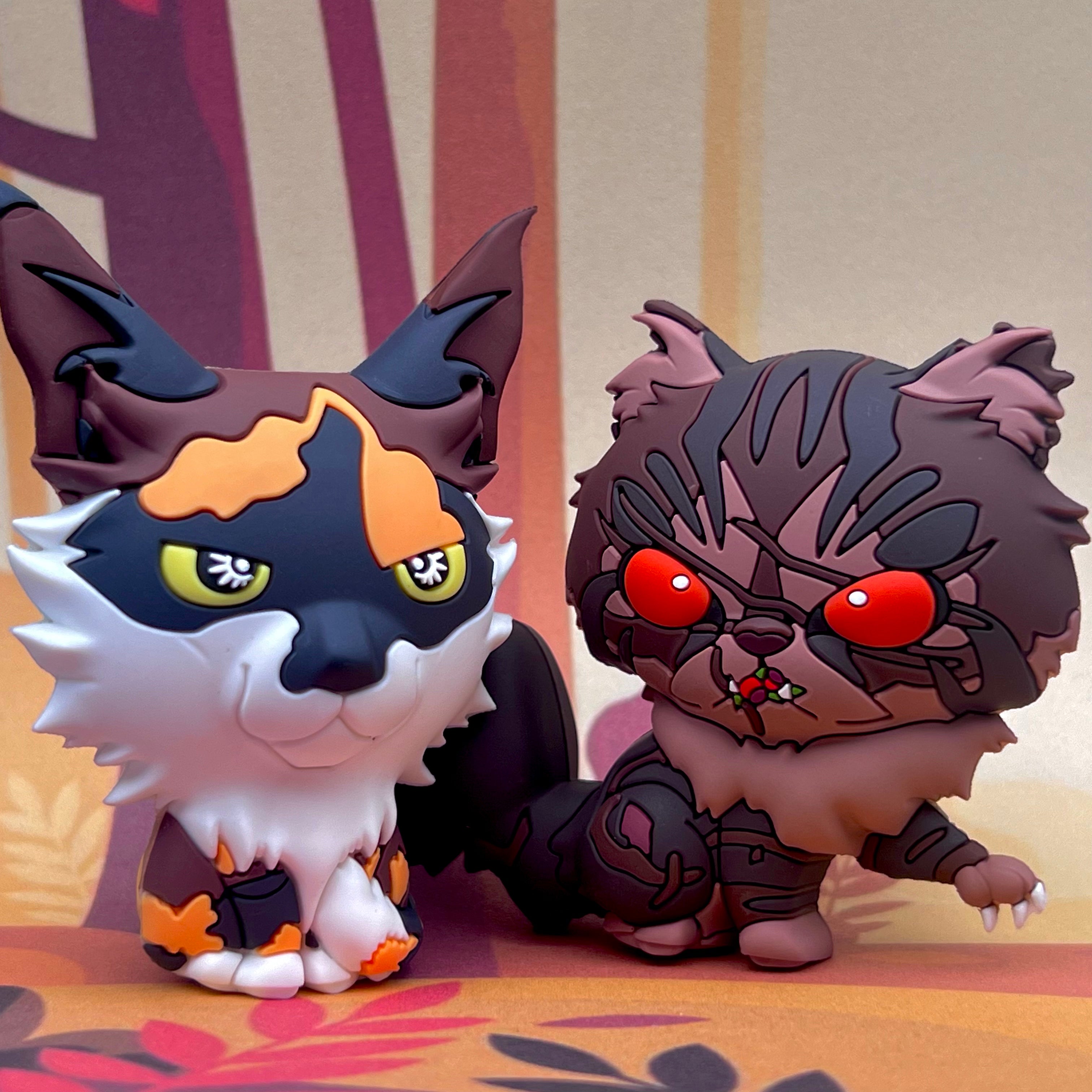 Brokenstar & Sol - Mini Collector Figures (Series 8) Warrior Cats Store
