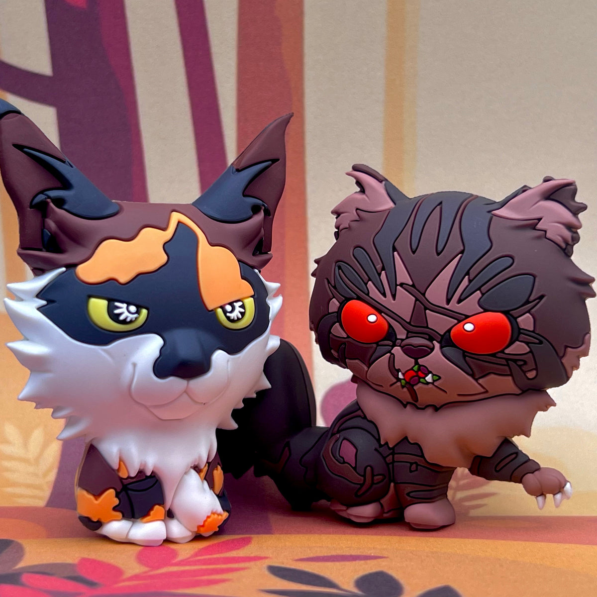 Brokenstar &amp; Sol - Mini Collector Figures (Series 8) Warriors Cats Store - USA