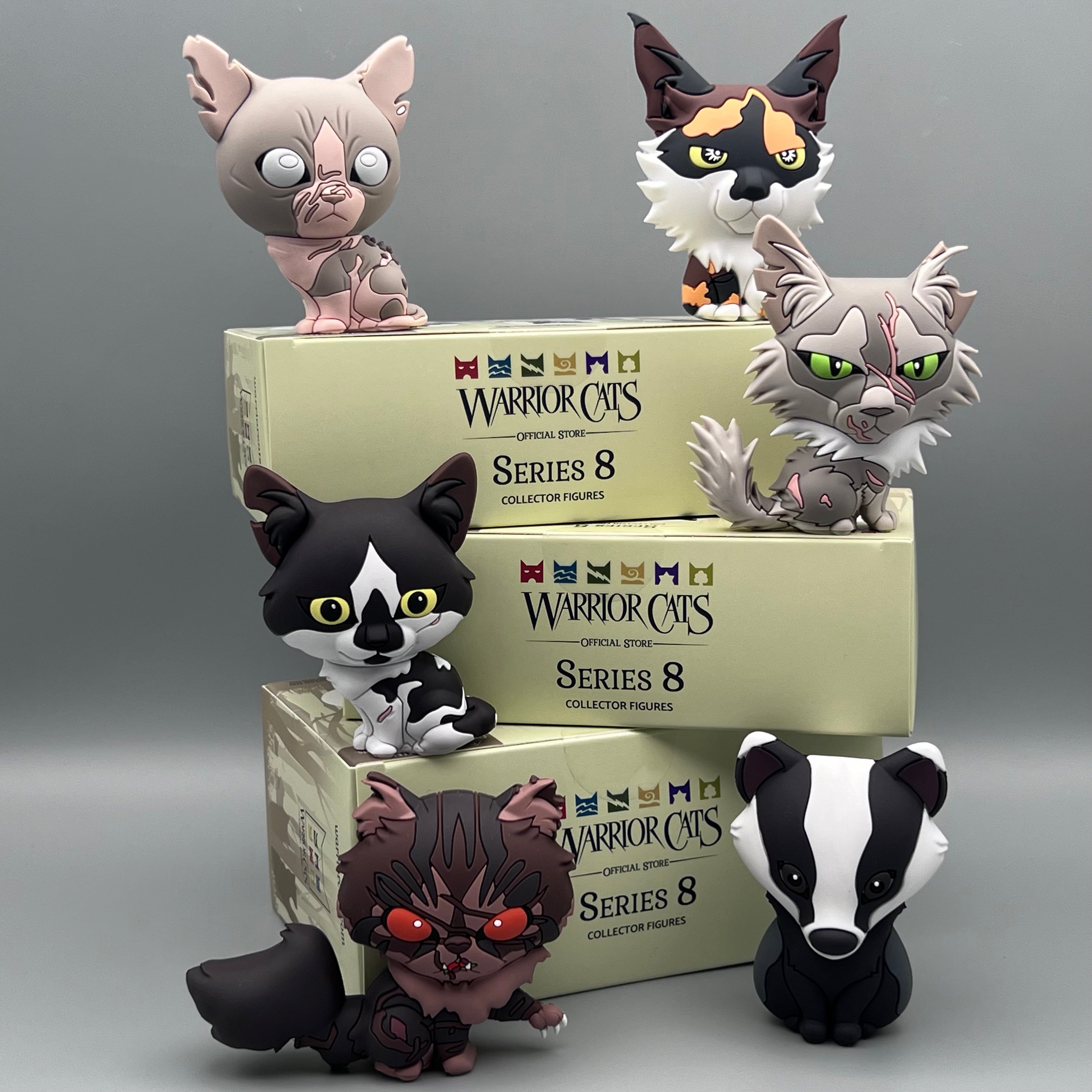 Bundle of 3 - Mini Collector Figures (Series 8) Warrior Cats Store
