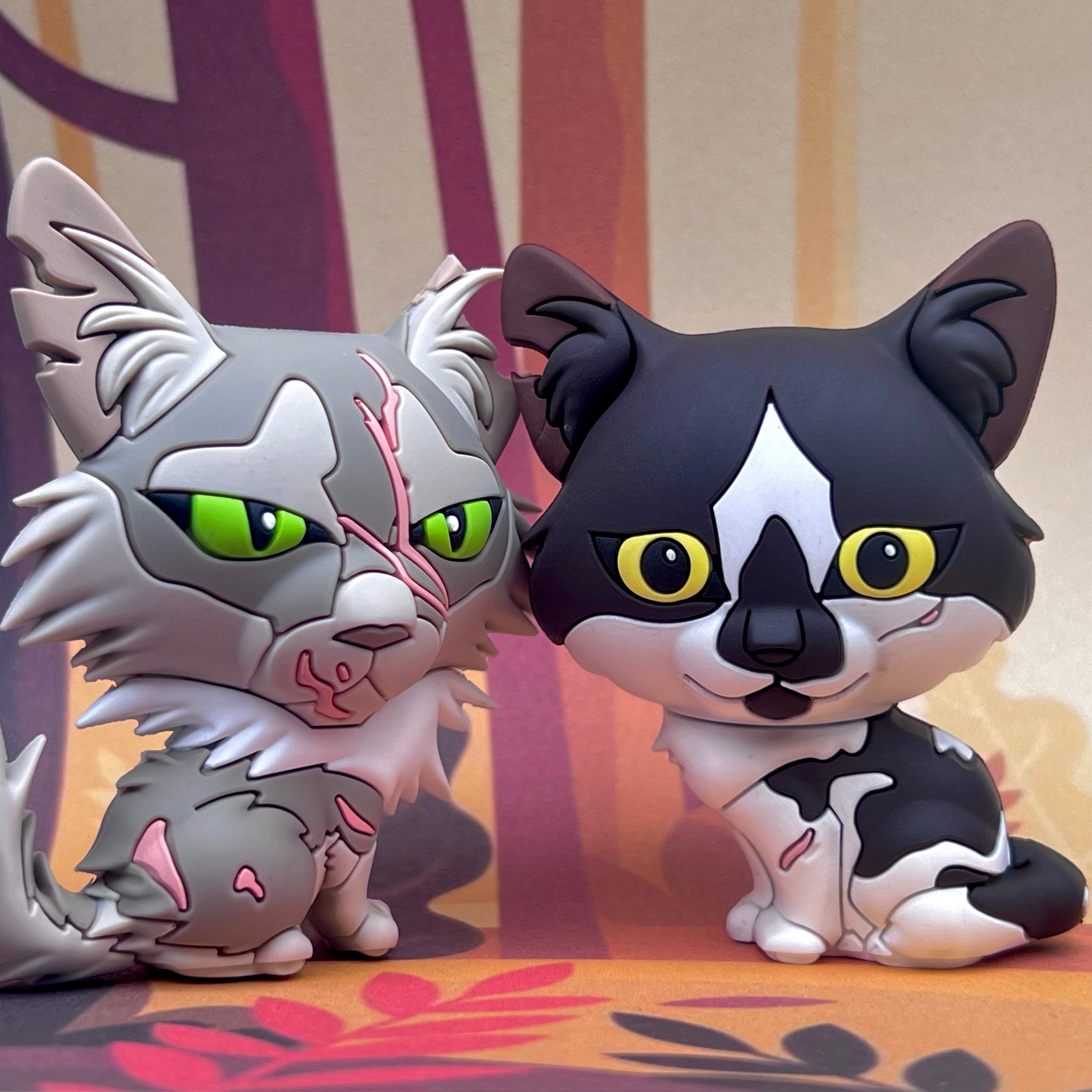 Xcaliber Warriors Of The Night 100セット限定 Crowfeather and Feathertail - Mini Collector Figures (The NEW