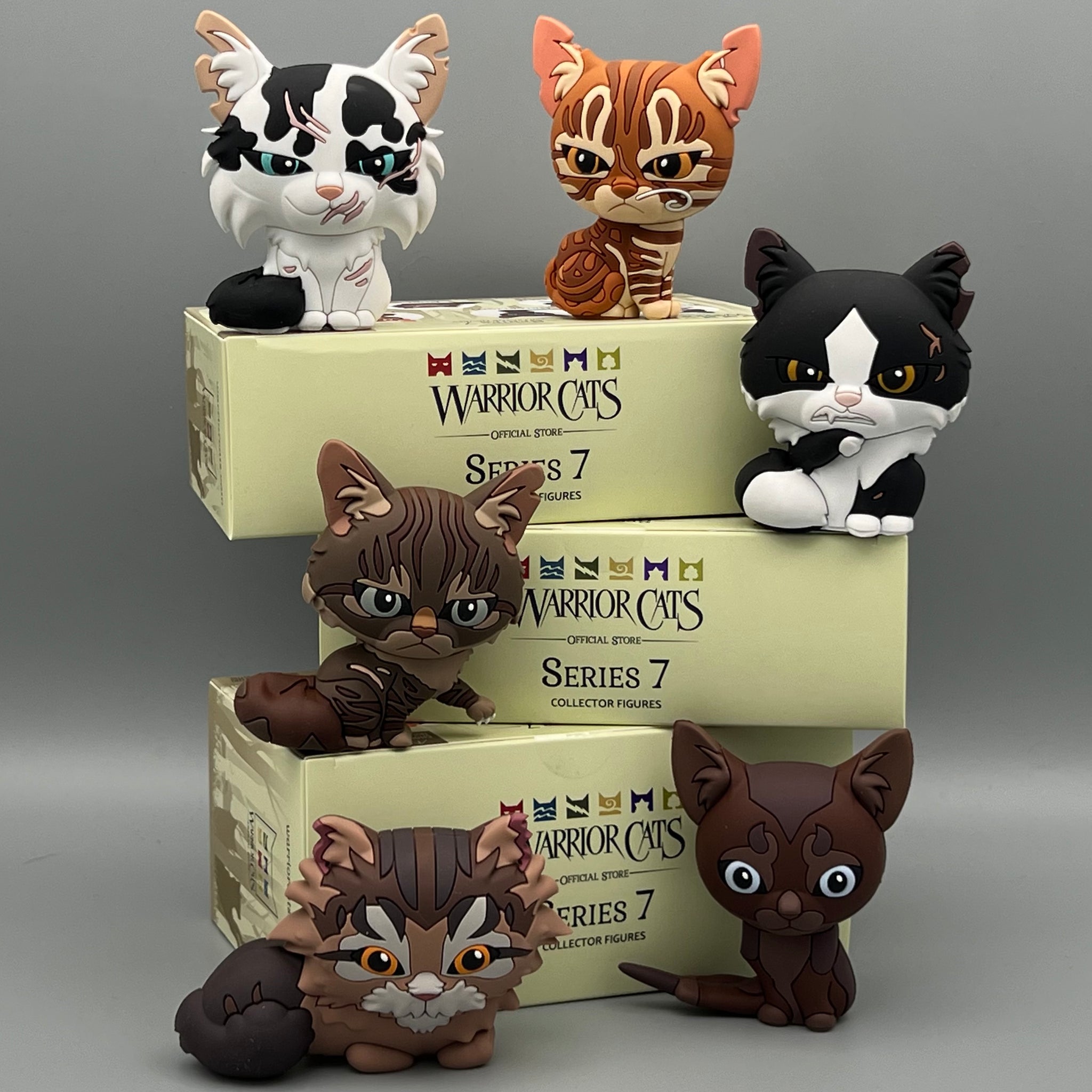 Cat Figure Bundle of 3 - Mini Collector Figures (Series 7) | Official Warrior Cats ...