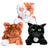 SET OF 3 LARGE PLUSH - Squirrelflight, Brightheart & Ravenpaw Warrior Cats Store
