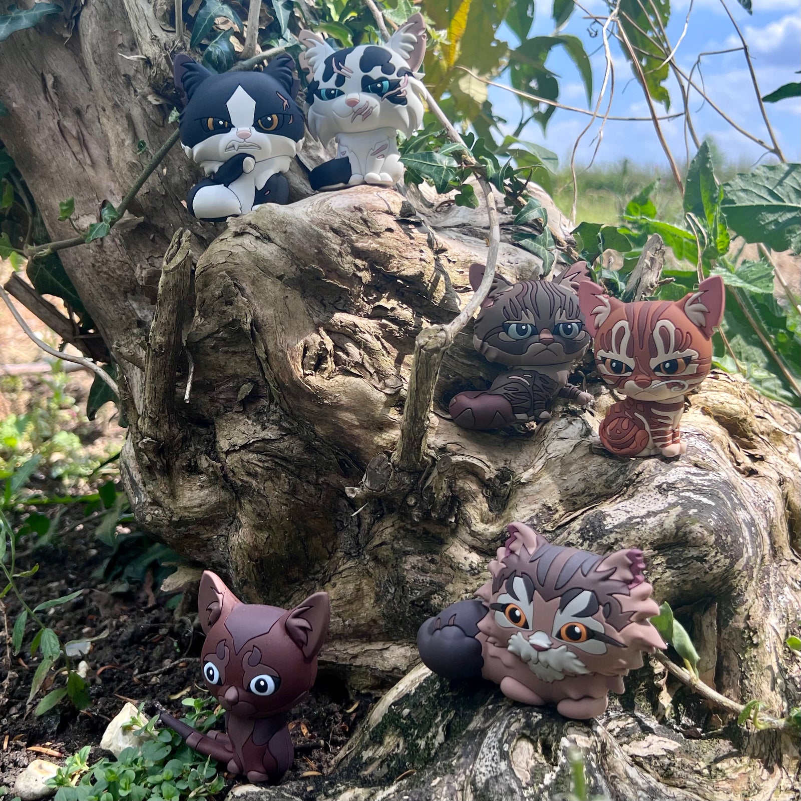 Bundle of 3 - Mini Collector Figures (Series 7) Warriors Cats Store - USA