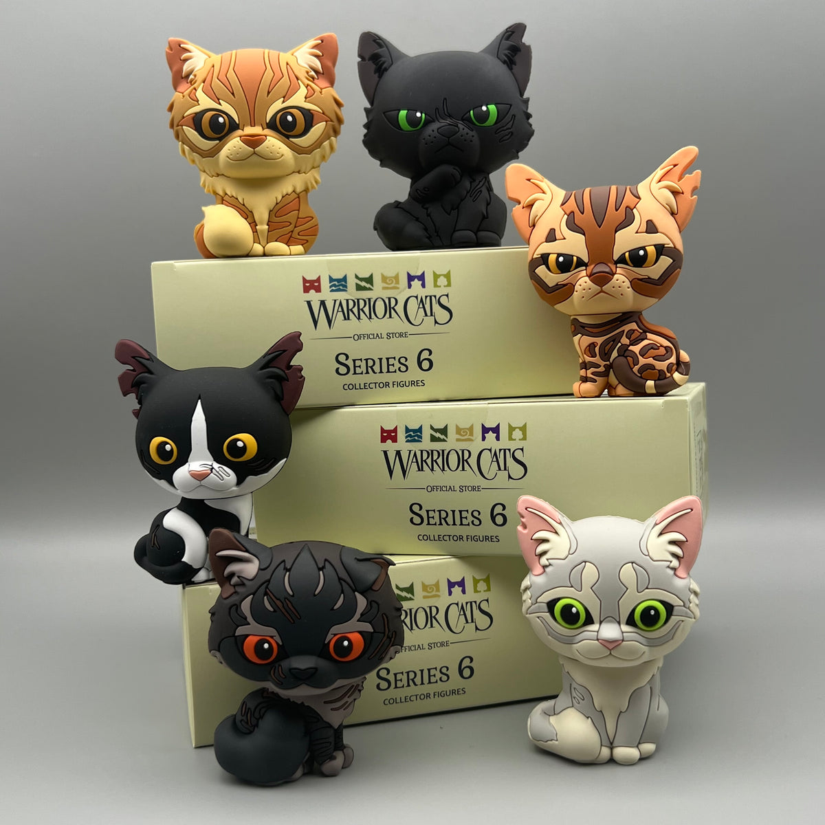 Bundle of 3 - Mini Collector Figures (Series 6) Warriors Cats Store - USA