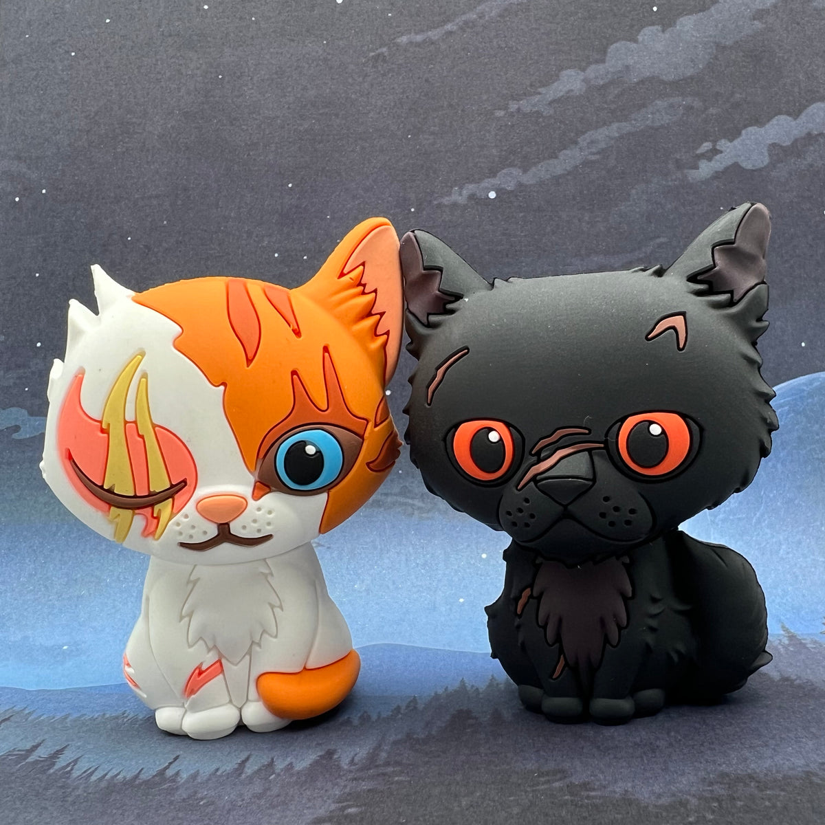 Brightheart &amp; Yellowfang - Mini Collector Figures (The Prophecies Begin) Warriors Cats Store - USA