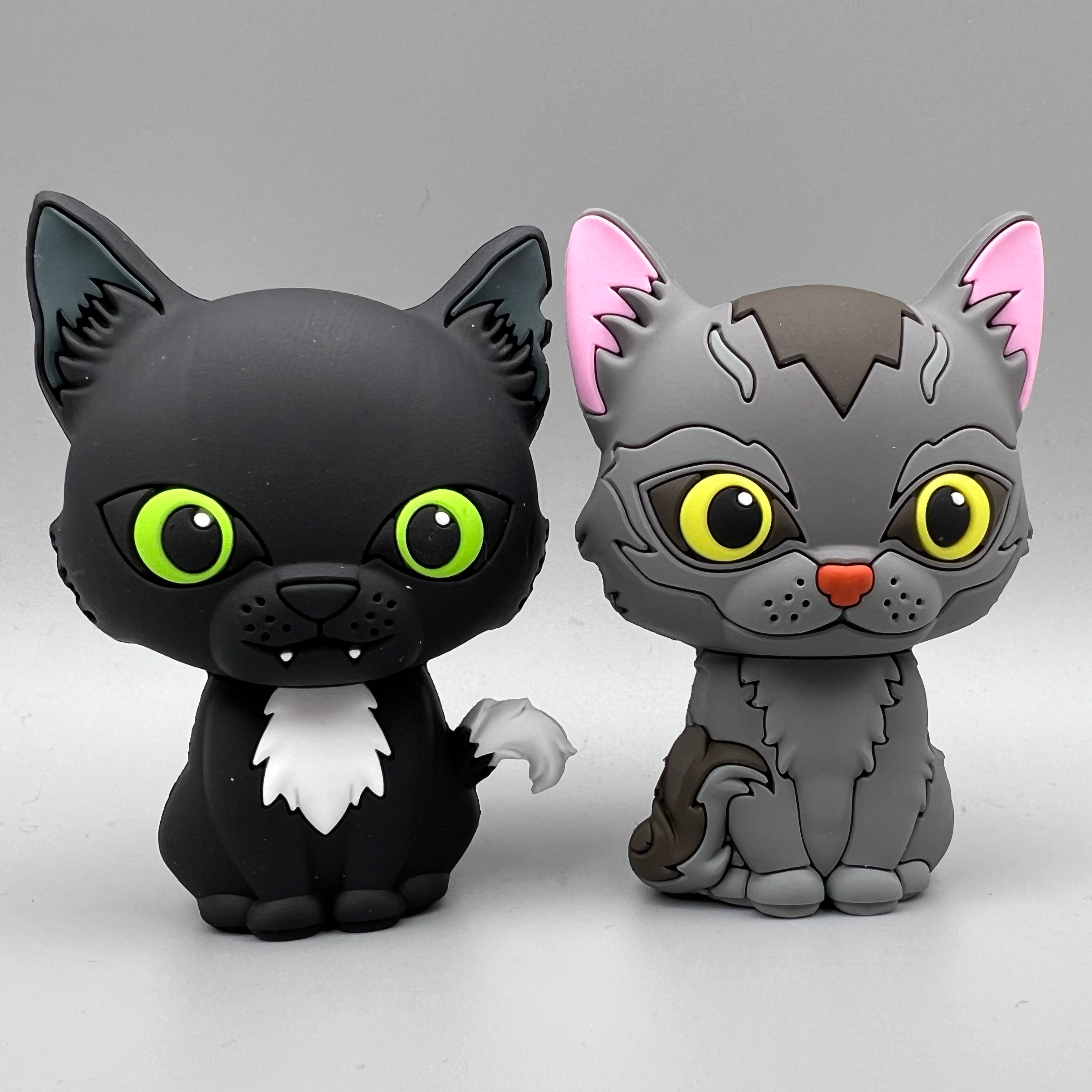 Ravenpaw & Graystripe - Mini Collector Figures (The Prophecies Begin) Warrior Cats Store