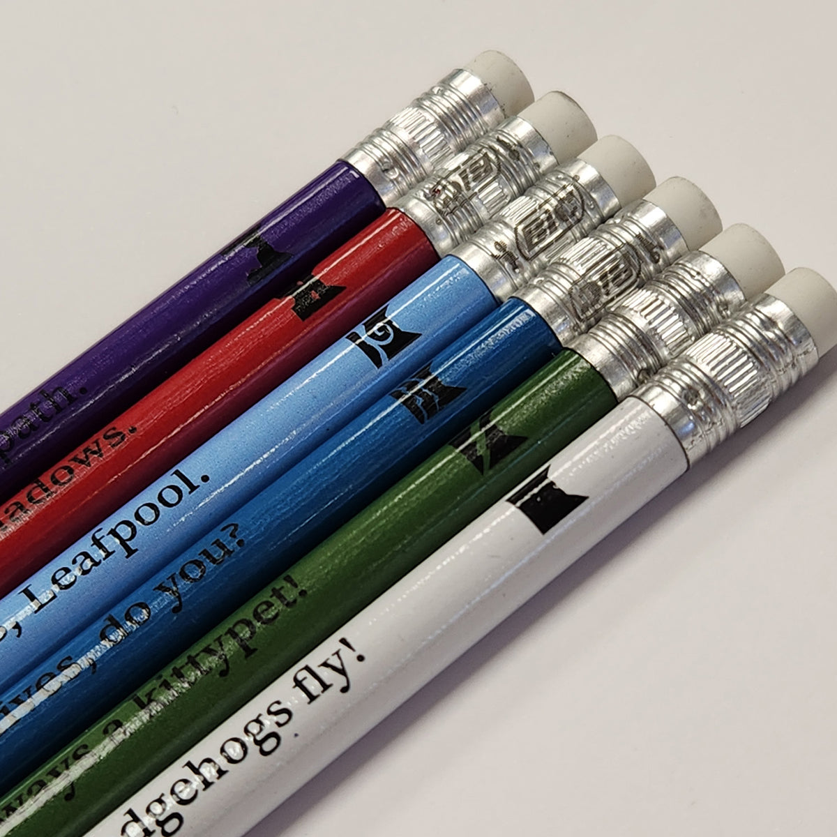 Warrior Cats Set of 6 HB Pencils Warriors Cats Store - USA