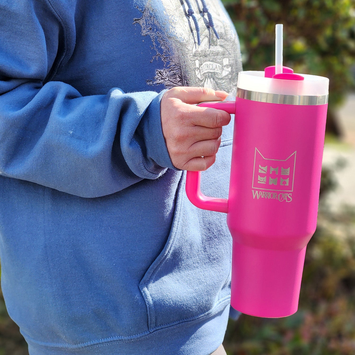 Warrior Cats Giant Travel Mug with Straw Warrior Cats Store