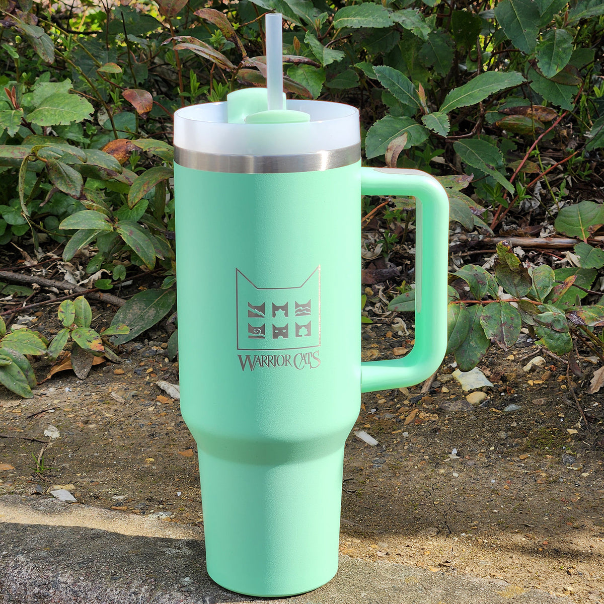 Warrior Cats Giant Travel Mug with Straw Warrior Cats Store