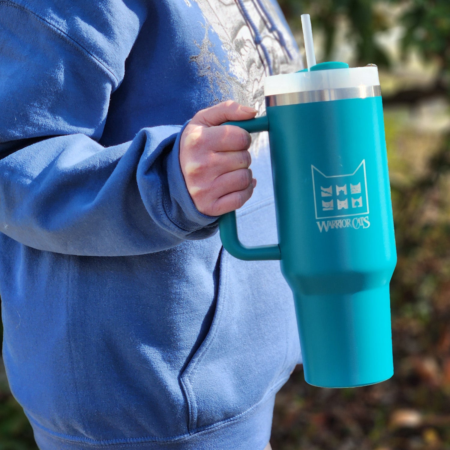 Warrior Cats Giant Travel Mug with Straw Warrior Cats Store
