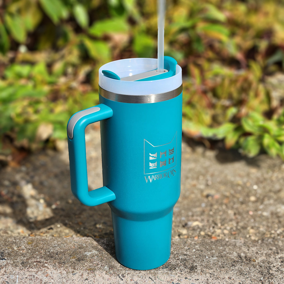 Warrior Cats Giant Travel Mug with Straw Warriors Cats Store - USA