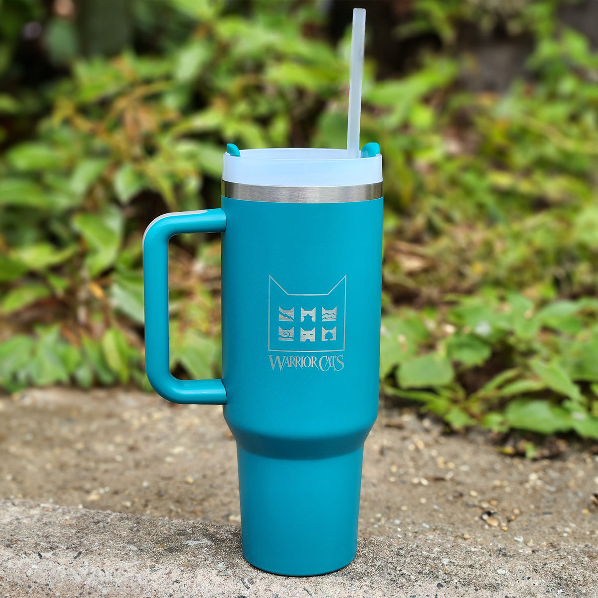 Warrior Cats Giant Travel Mug with Straw Warriors Cats Store - USA