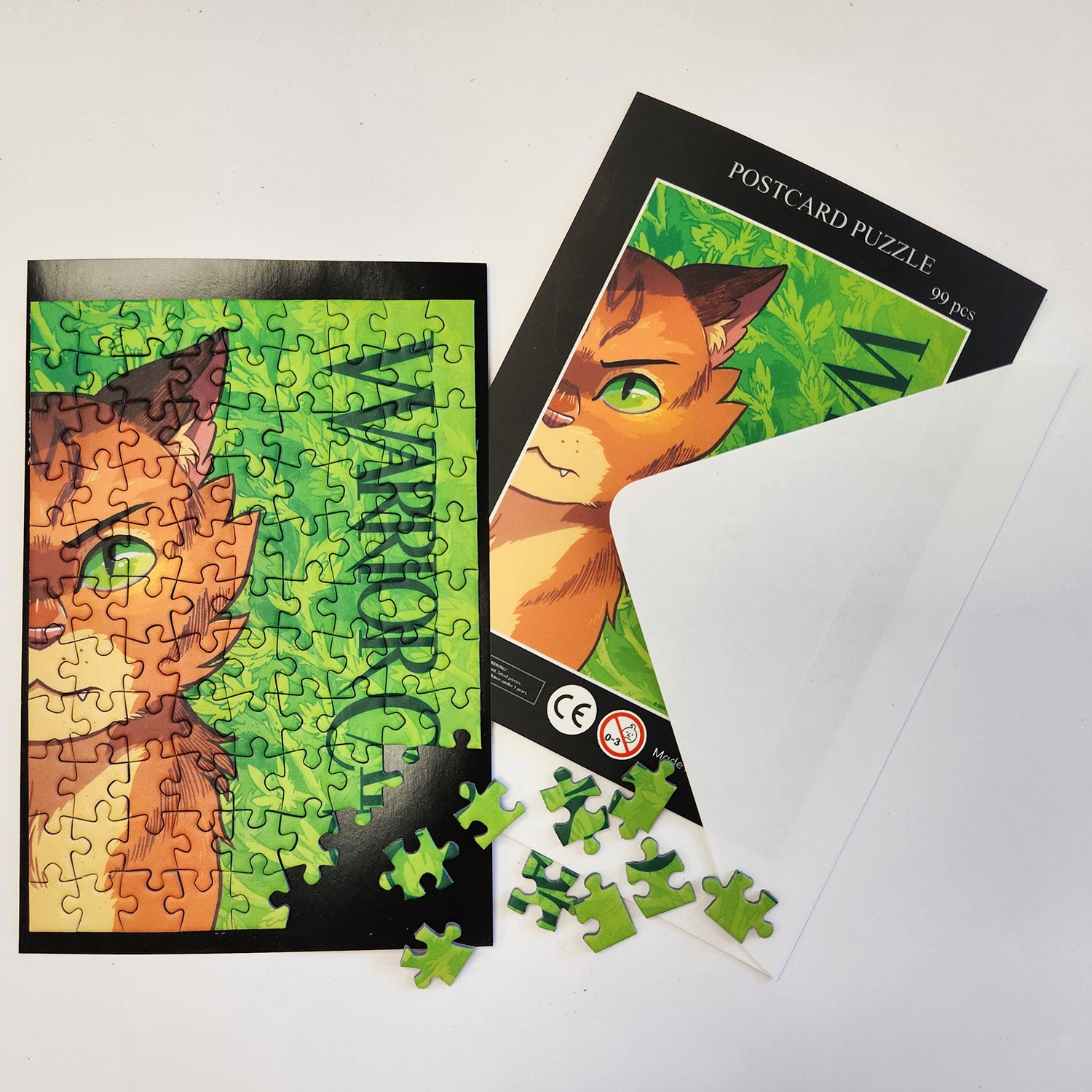 Warrior Cats Postcard Puzzle Set Warriors Cats Store - USA