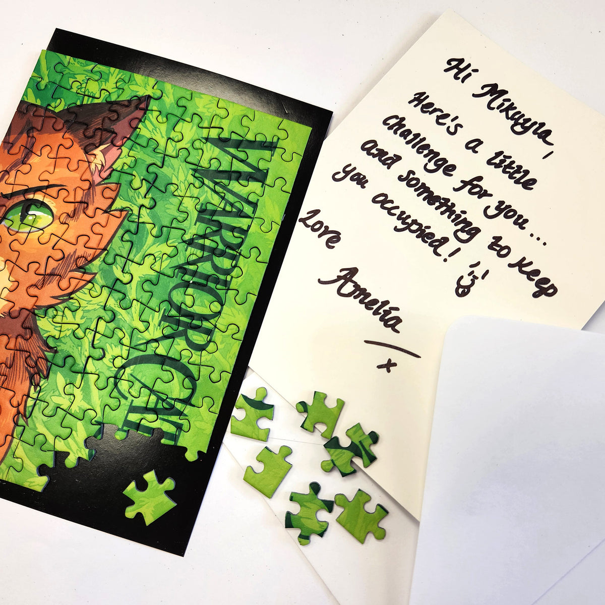 Warrior Cats Postcard Puzzle Set Warriors Cats Store - USA