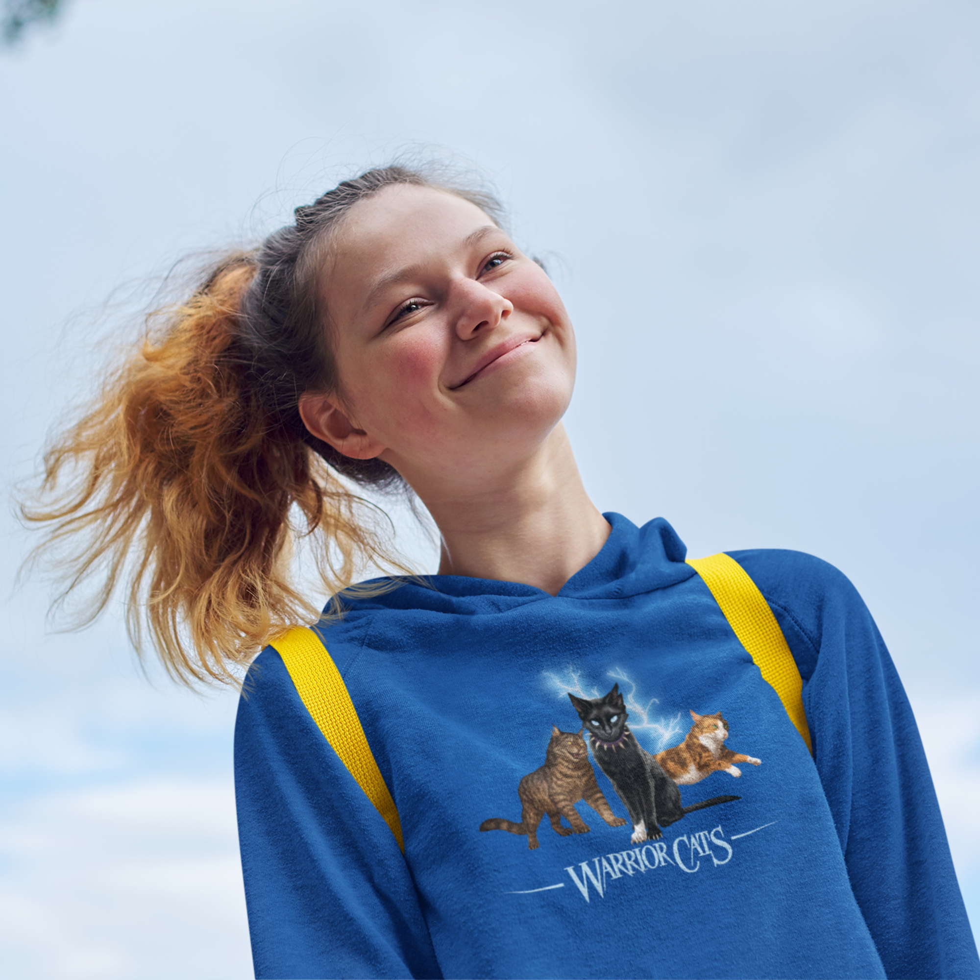 Warrior Cats Lightening Youth Hoodie (Scourge, Tigerstar & Tawnypelt)