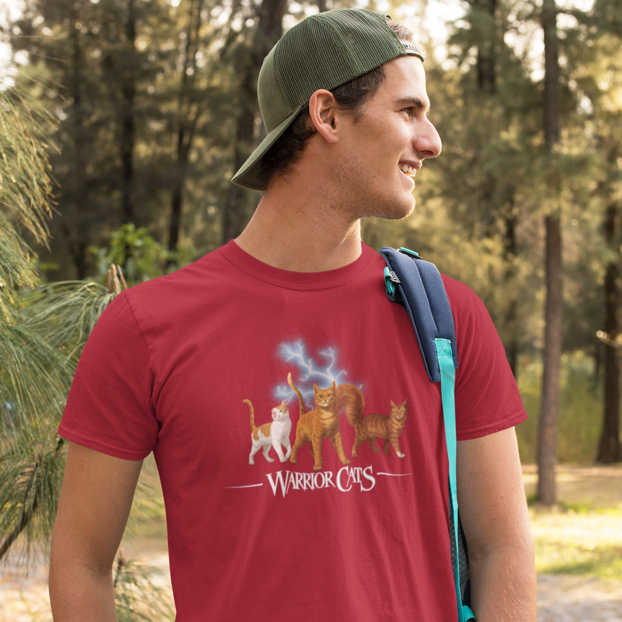Warrior Cats Lightening Unisex T-shirt (Firestar, Brightheart & Squirrelflight)