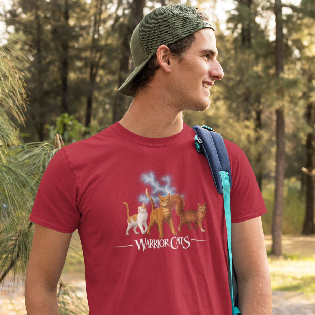 Warrior Cats Lightening Unisex T-shirt (Firestar, Brightheart & Squirrelflight)