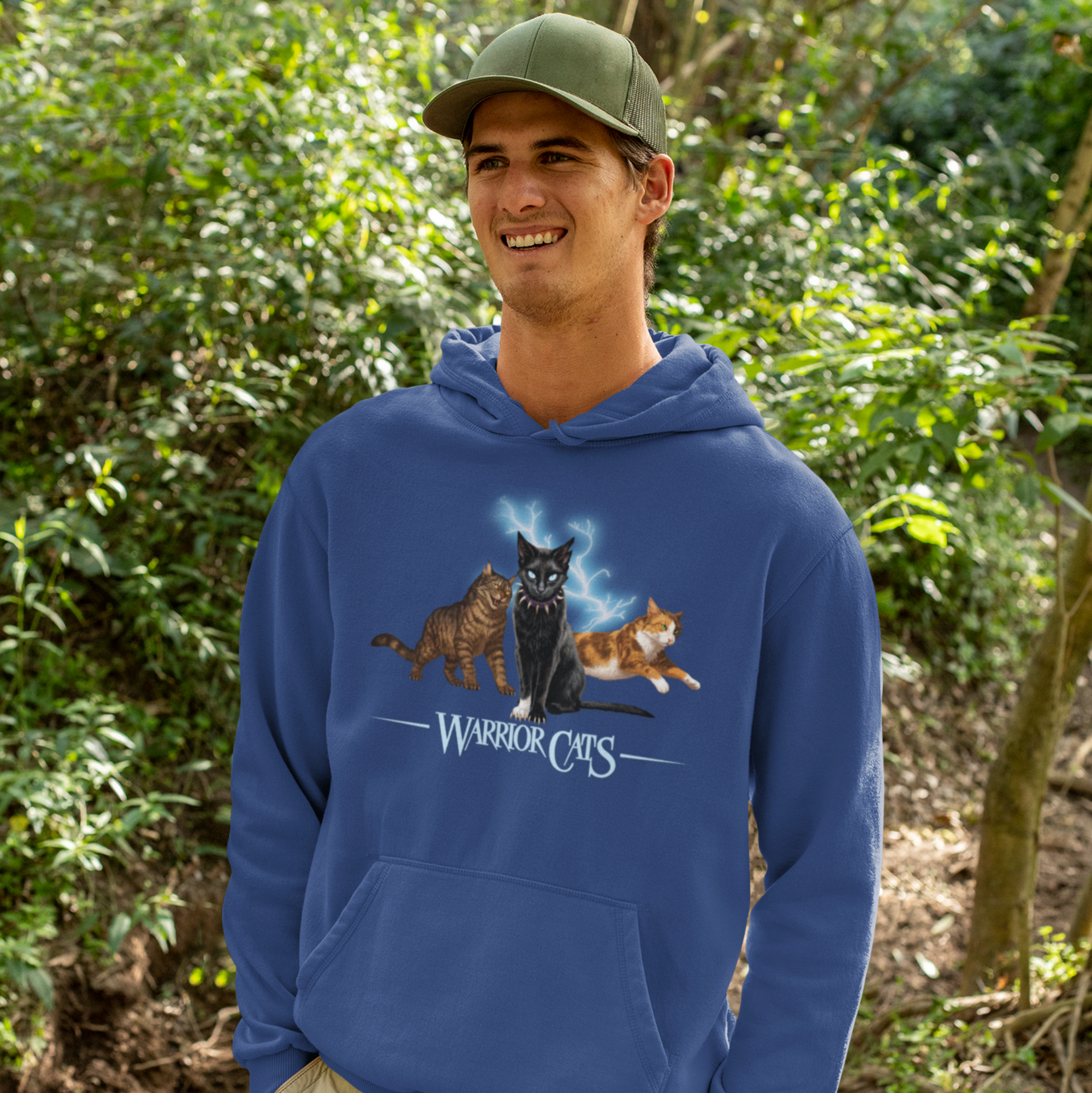 Warrior Cats Lightening Unisex Hoodie (Scourge, Tigerstar & Tawnypelt)
