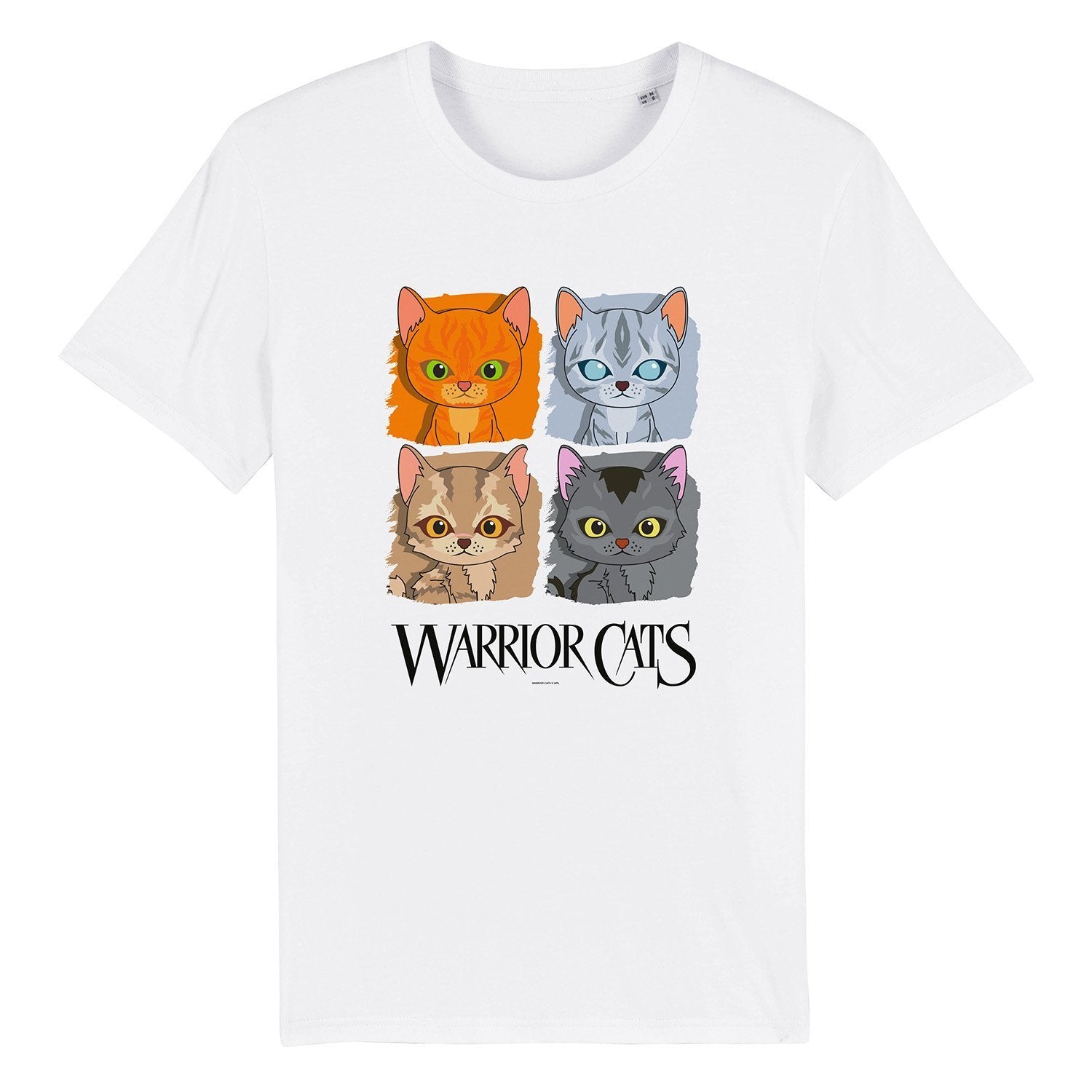 RGB Warrior Cats - Four Cats - Youth Unisex T-Shirt Youth Short Sleeve Tee / Youth X-Large / White