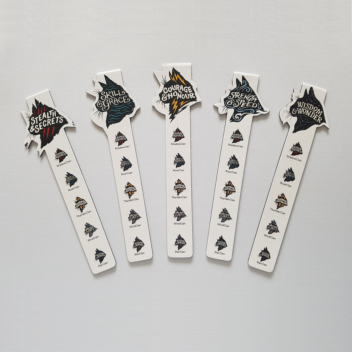 Warrior Cats Bookmark 5-Pack