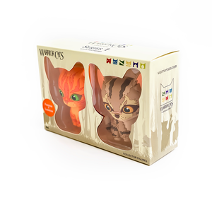 NIB Warrior Cats Figures Series 1 Collectable Figures Firestar and