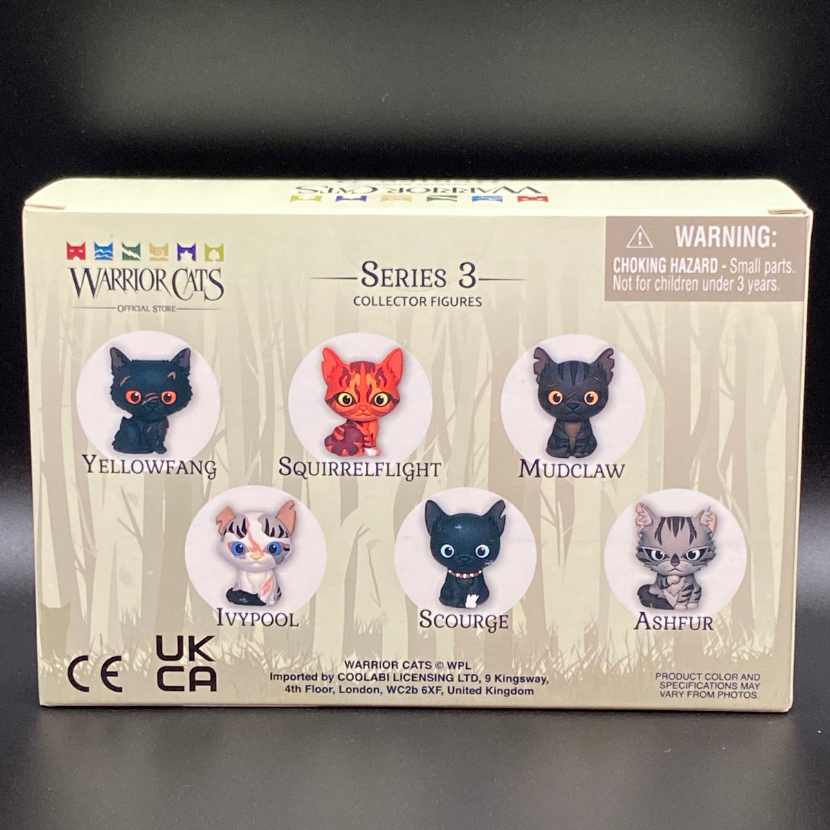 Bundle of 3 - Mini Collector Figures (Series 3) Warriors Cats Store - USA
