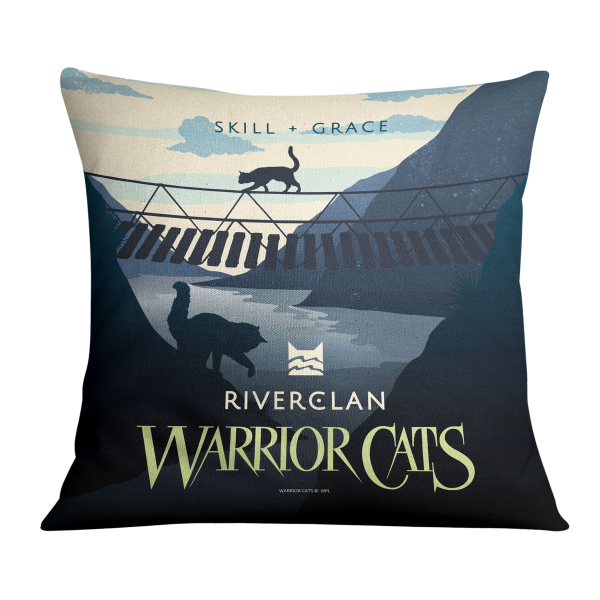 18x18 RiverClan Cushion Warriors Cats Store - USA