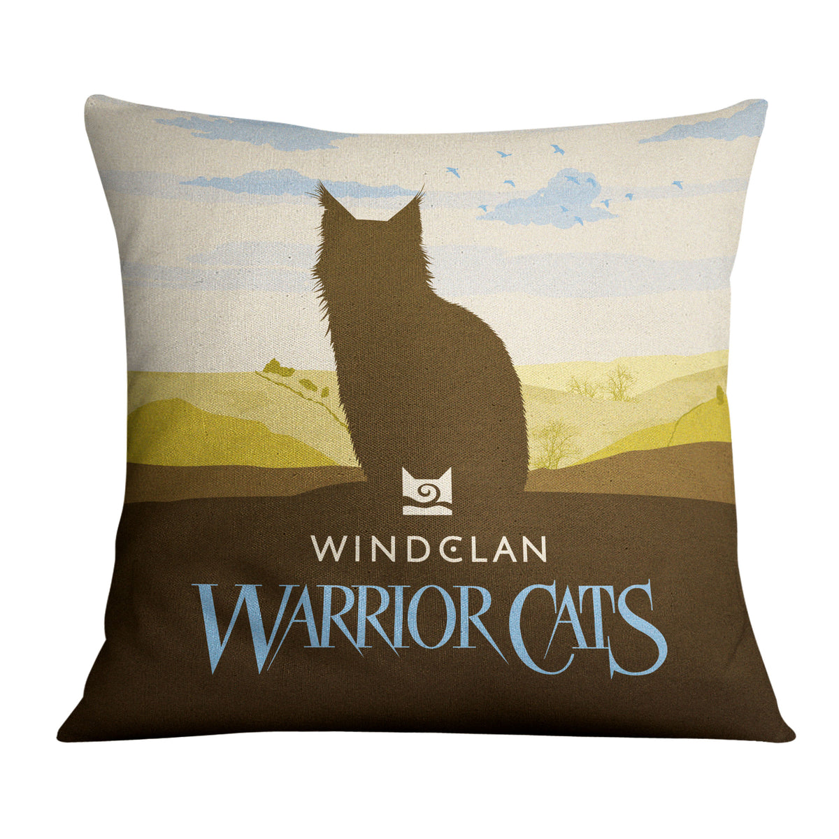 18x18 WindClan Cushion Warriors Cats Store - USA