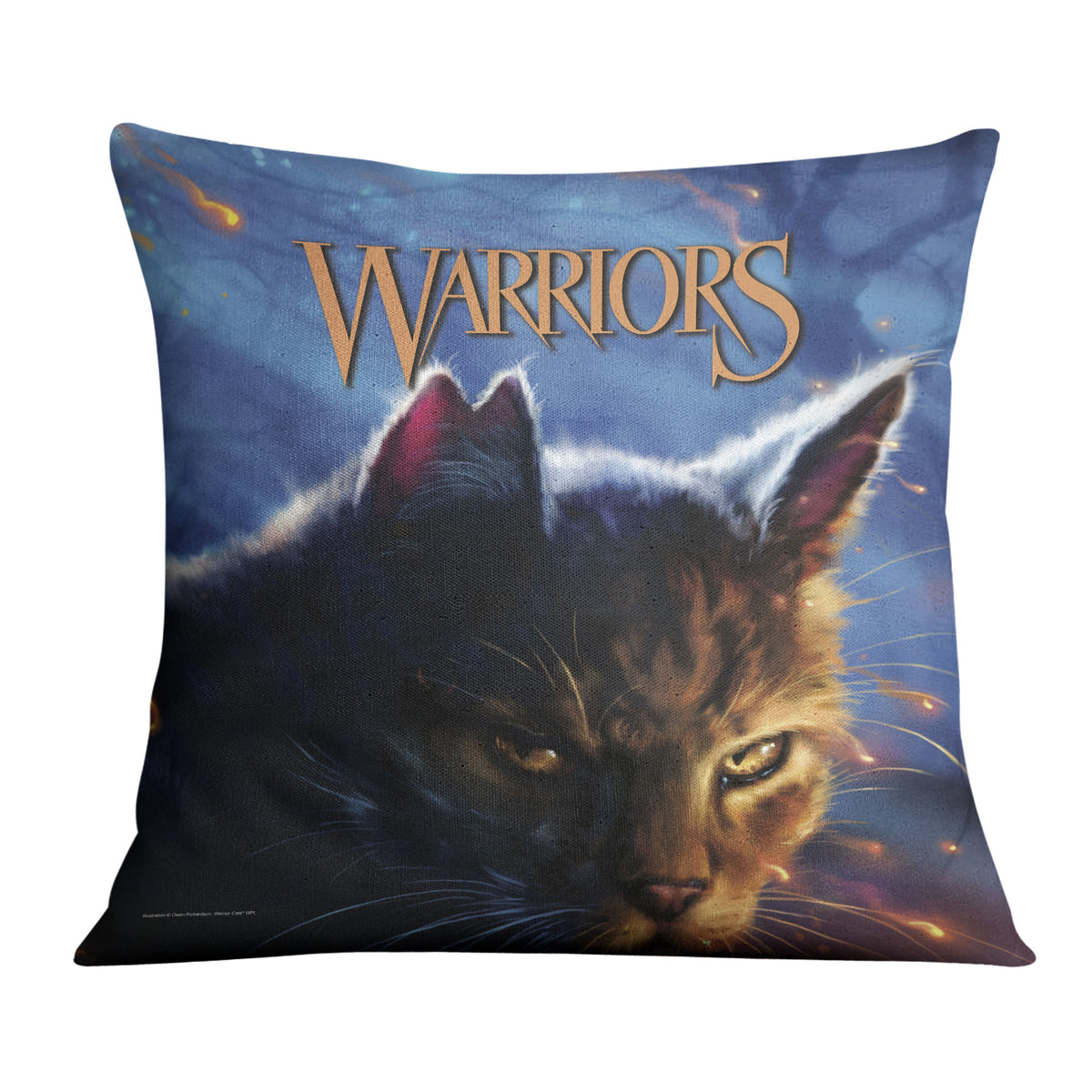 Fire and Ice - 18x18 Cushion Warriors Cats Store - USA