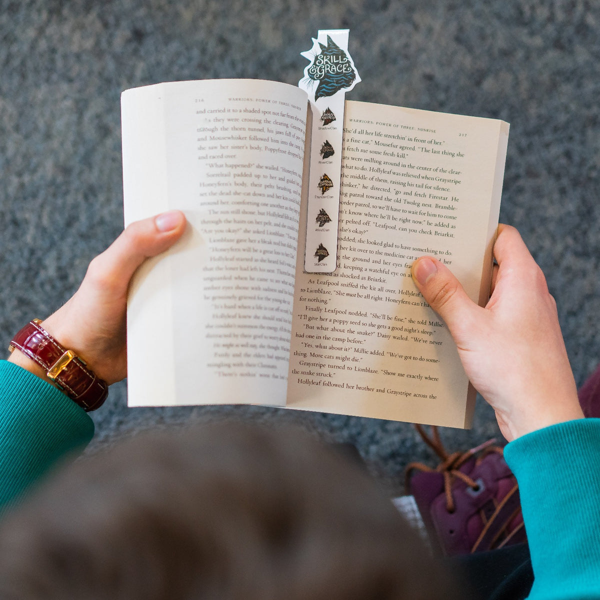 WindClan Magnetic Bookmark Warriors Cats Store - USA