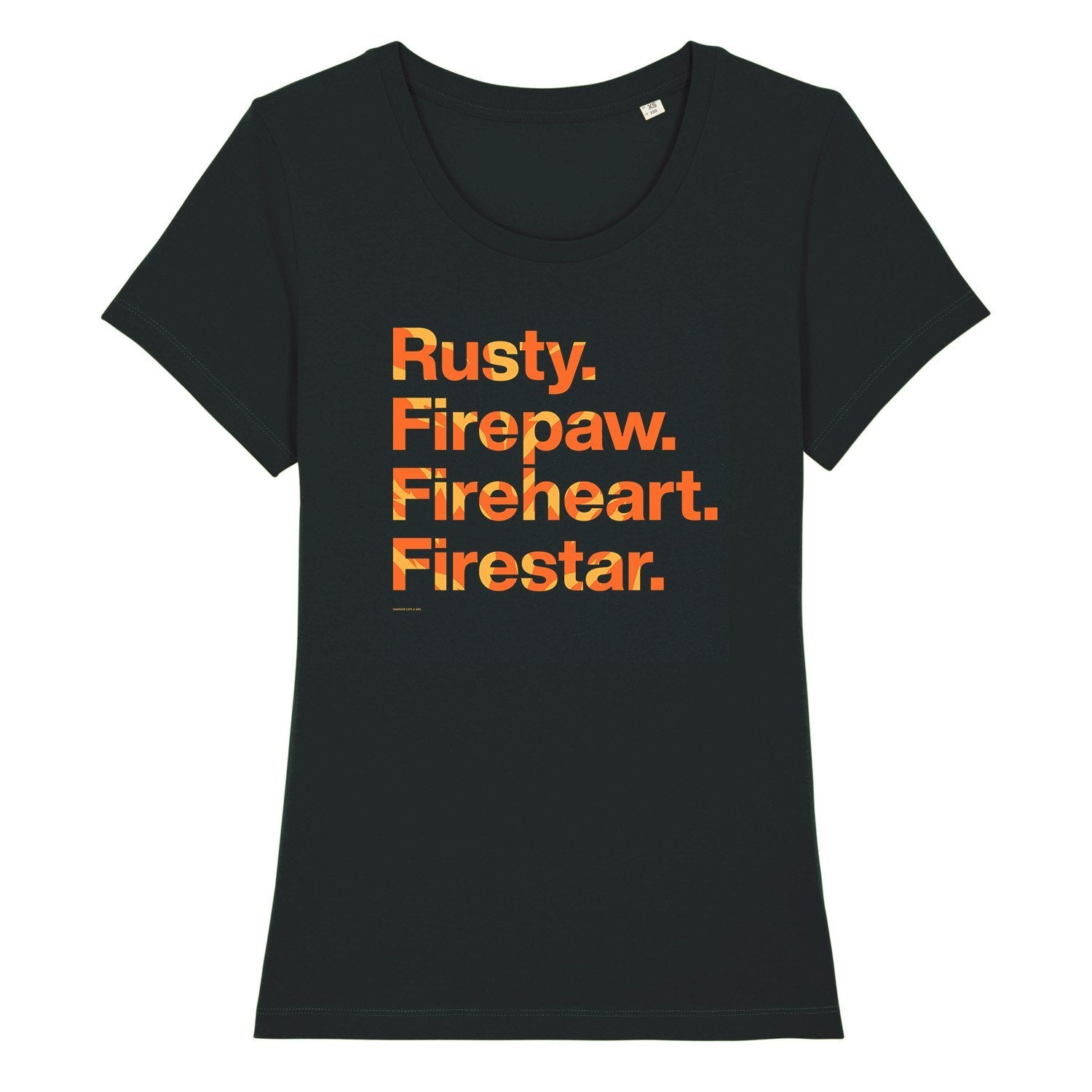 Character Names - Firestar - Adult Ladies T-Shirt