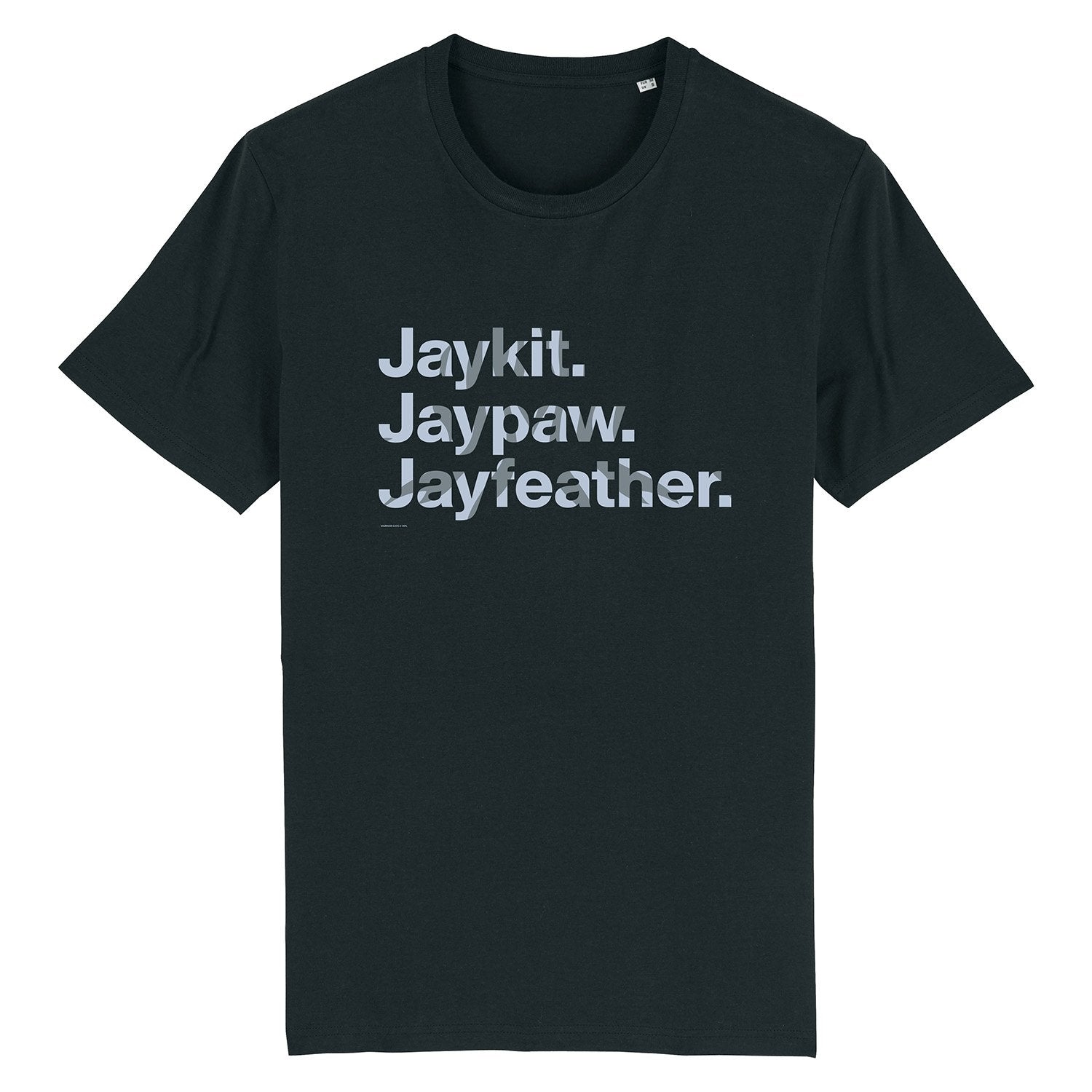 Character Names - Jayfeather - Adult Unisex T-Shirt Warriors Cats Store - USA