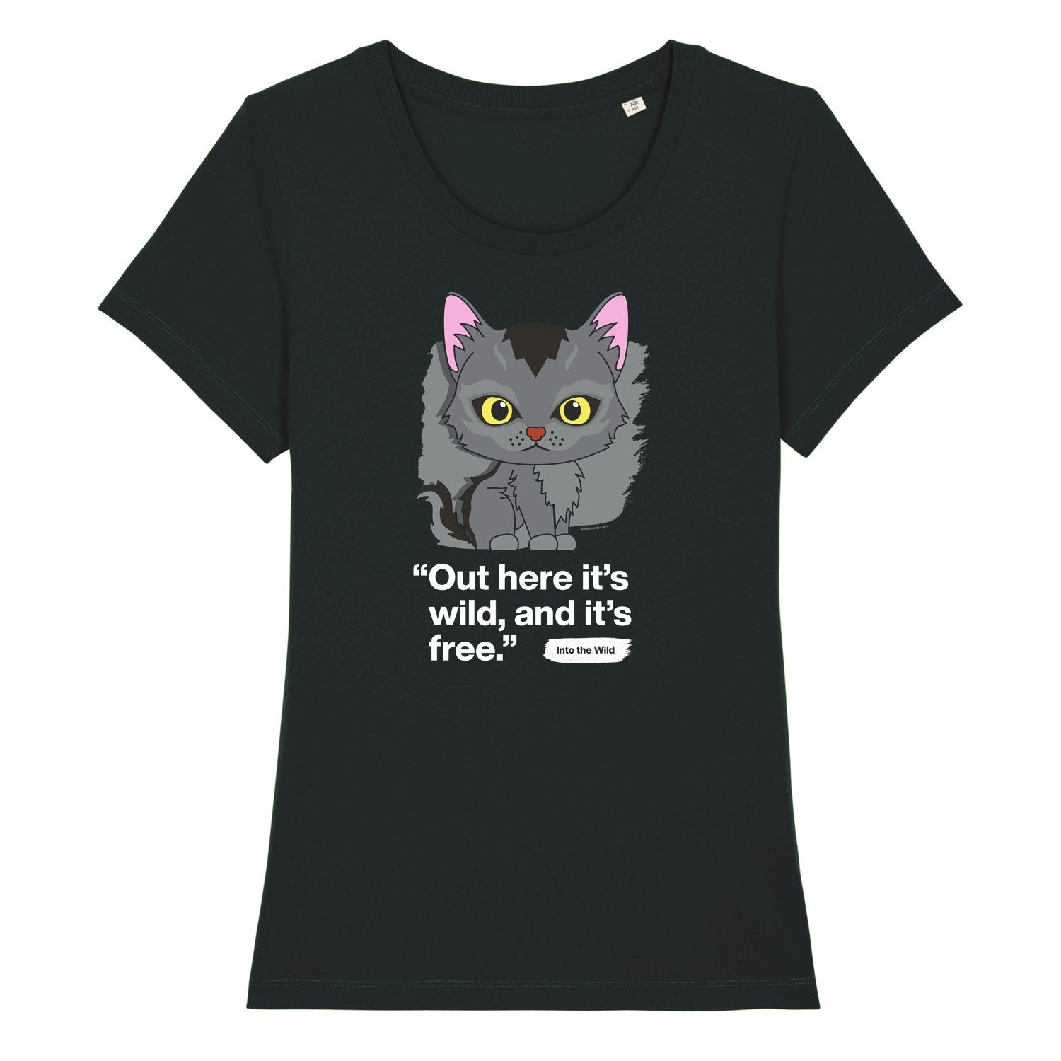 Out here it's wild - Graystripe - Adult Ladies T-Shirt